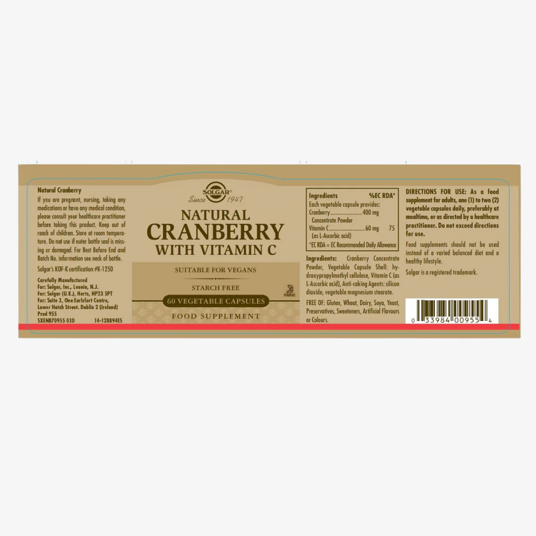 Cranberry Extract with Vitamin C - Image 2