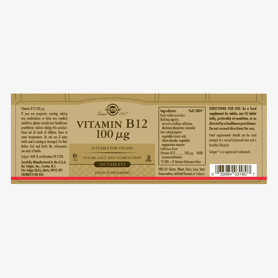 Vitamin B12 100mcg - Image 2