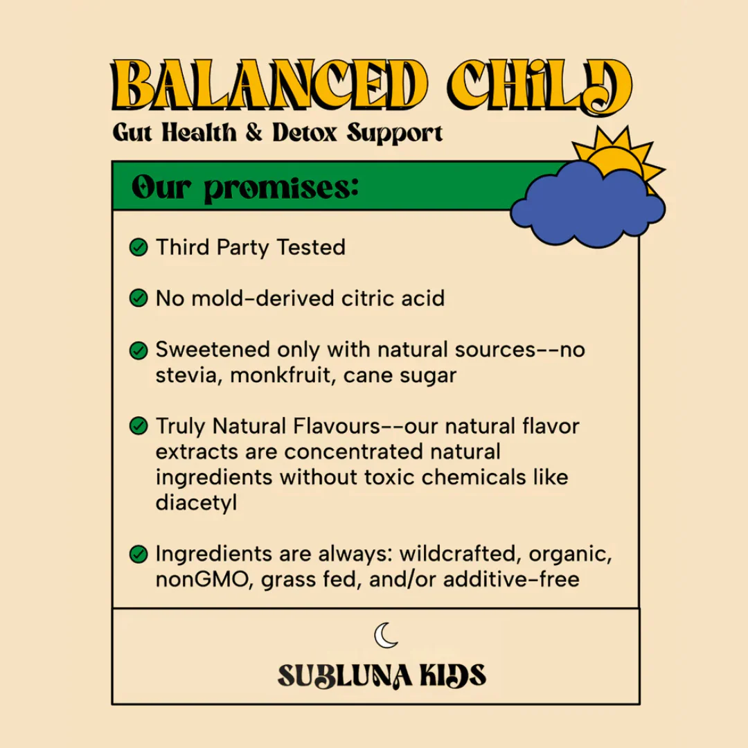 SubLuna Kids Balanced Child: Detox & Gut Gummy - Image 12