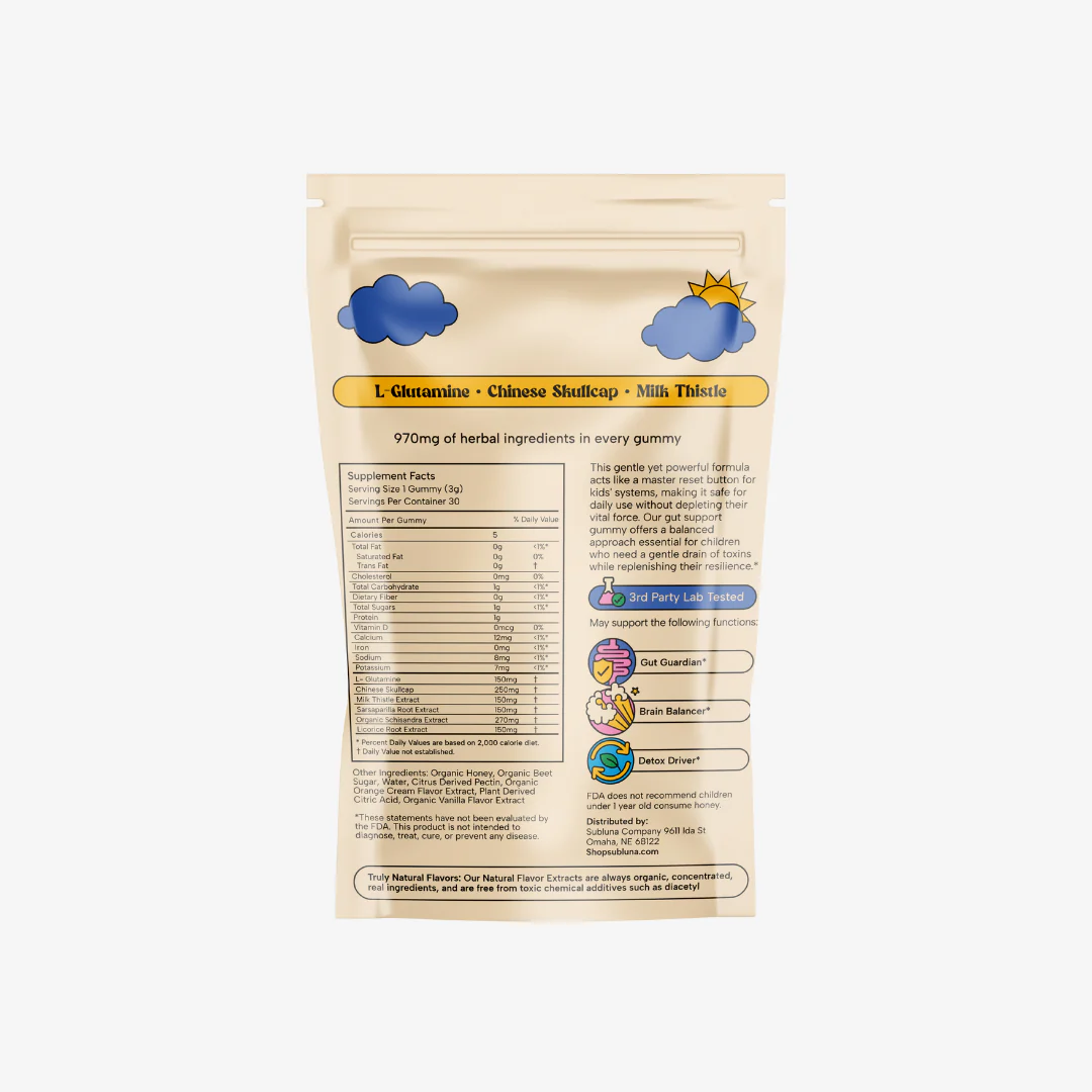 SubLuna Kids Balanced Child: Detox & Gut Gummy - Image 3