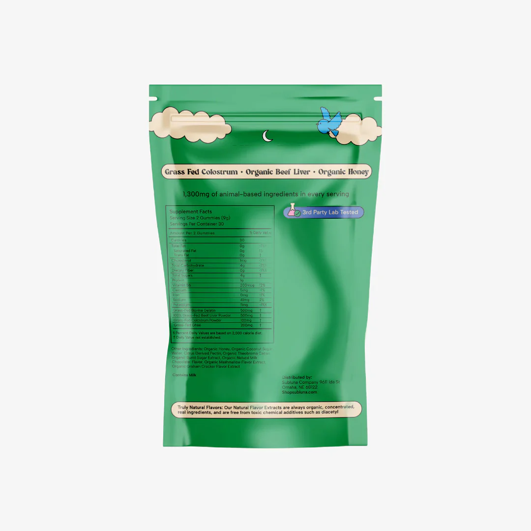 SubLuna Kids Nourished Child: Ancestral Vitamin Gummy - Image 2