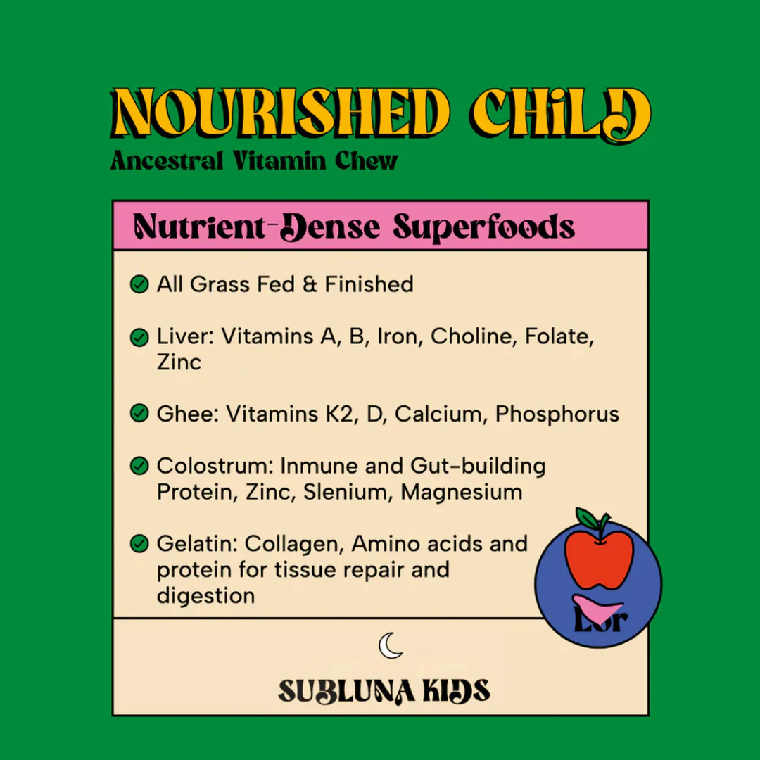 SubLuna Kids Nourished Child: Ancestral Vitamin Gummy - Image 3
