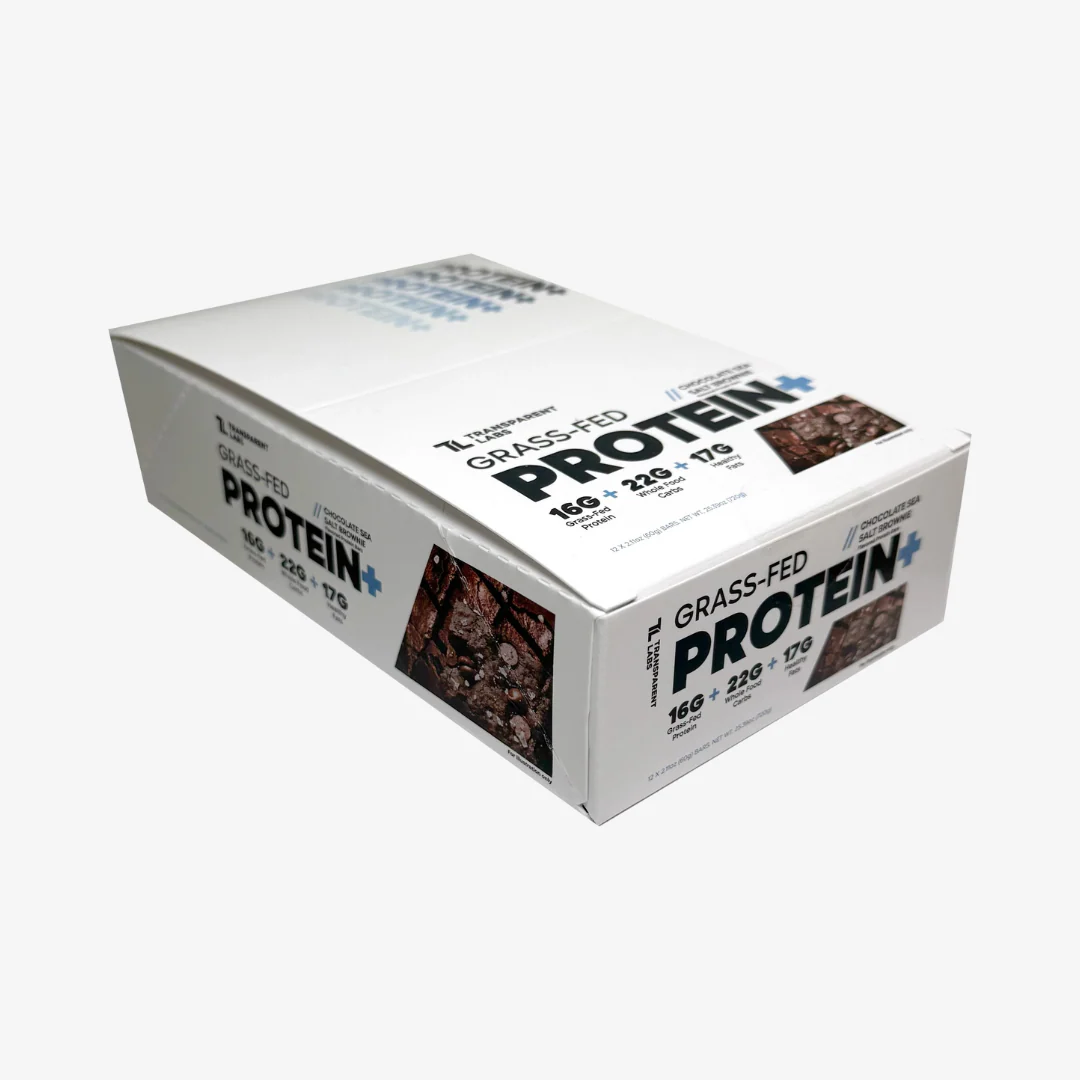 Grass-Fed Protein + Bars Chocolate Sea Salt Brownie - Image 2