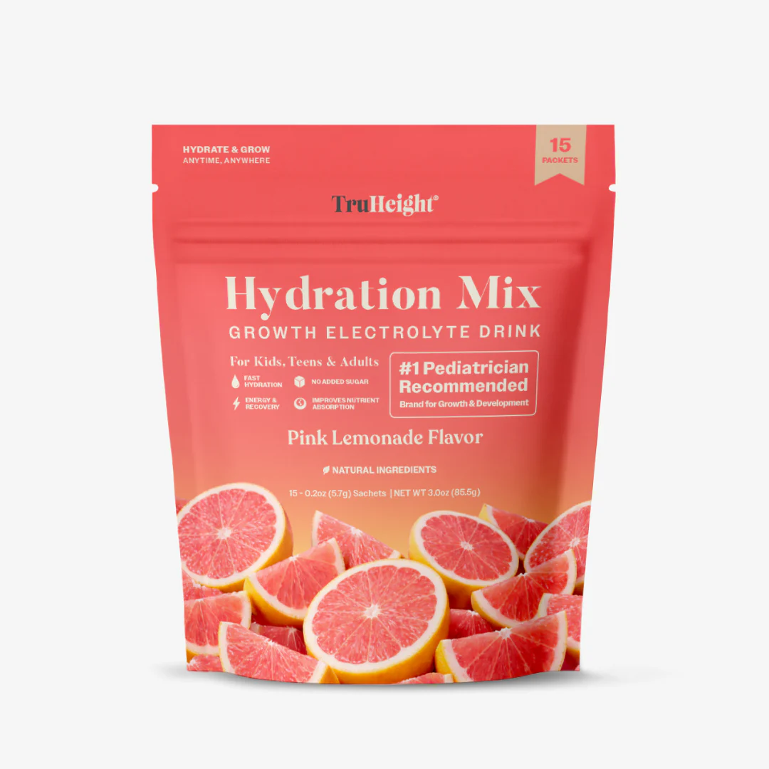 Hydration Mix Growth Electrolyte Drink - Pink Lemonade Flavor