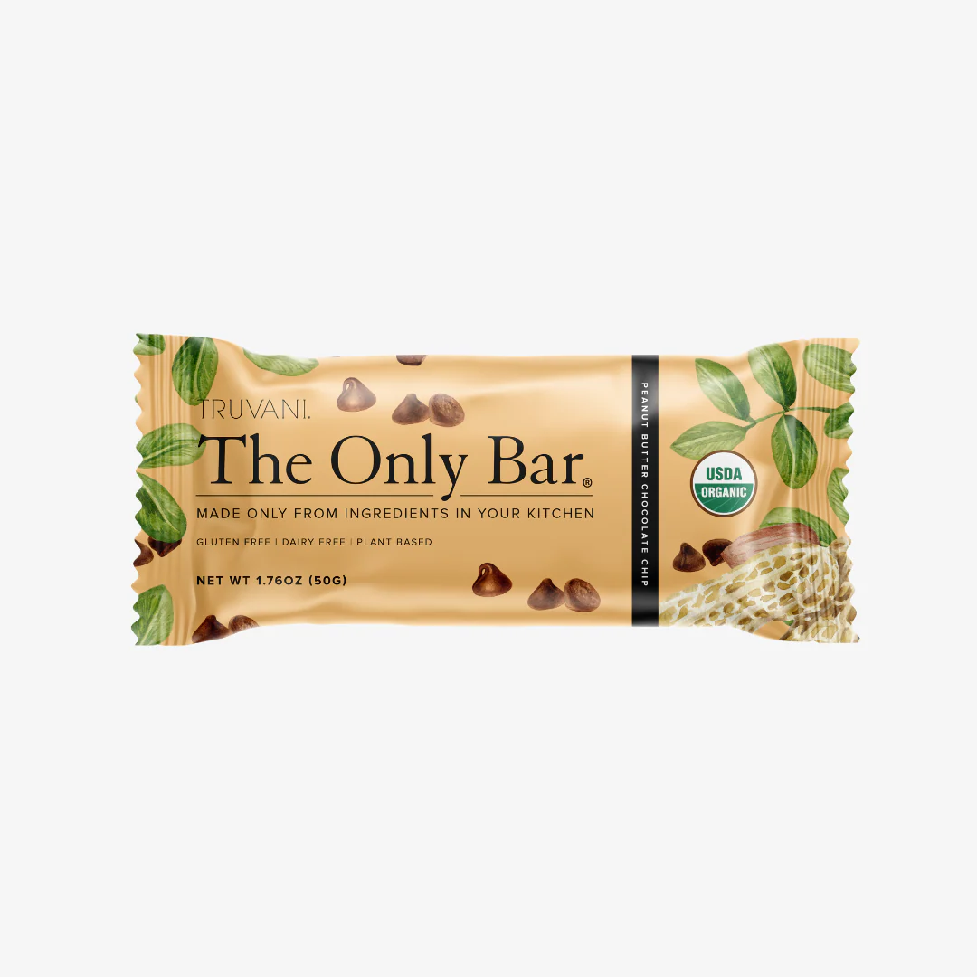 The Only Bar - Plant Based Organic Snack Bar - Peanut Butter Chocolate Chip