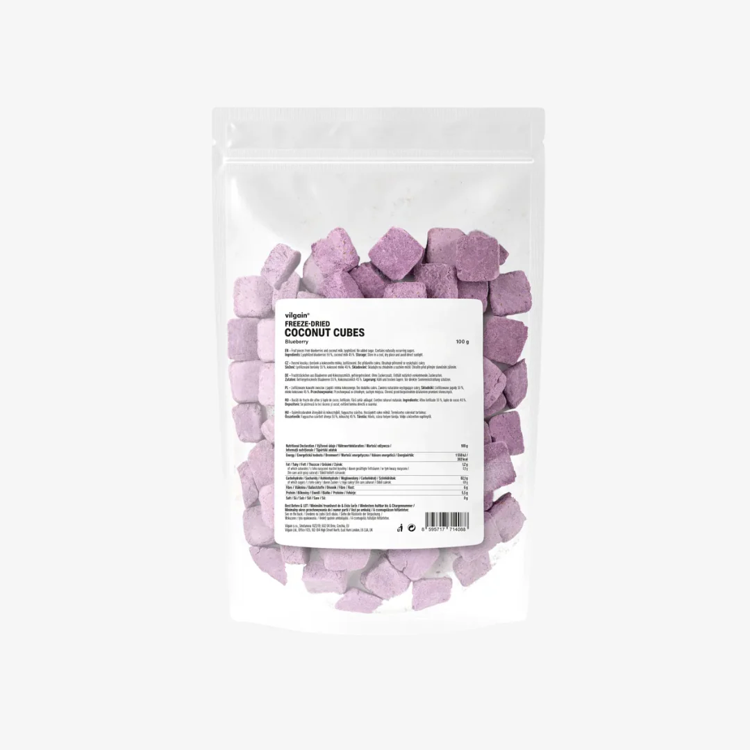Coconut Cubes Blueberry