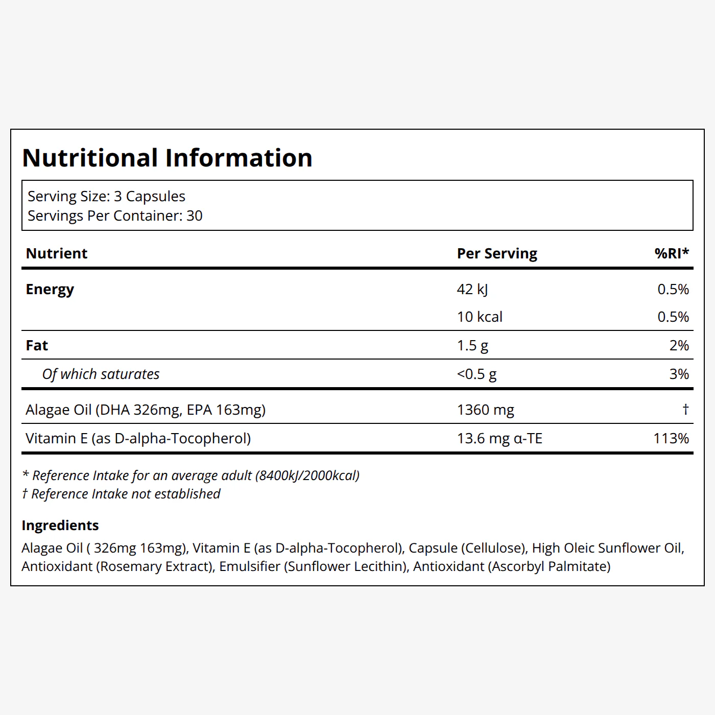 Vegan EPA/DHA - Image 2