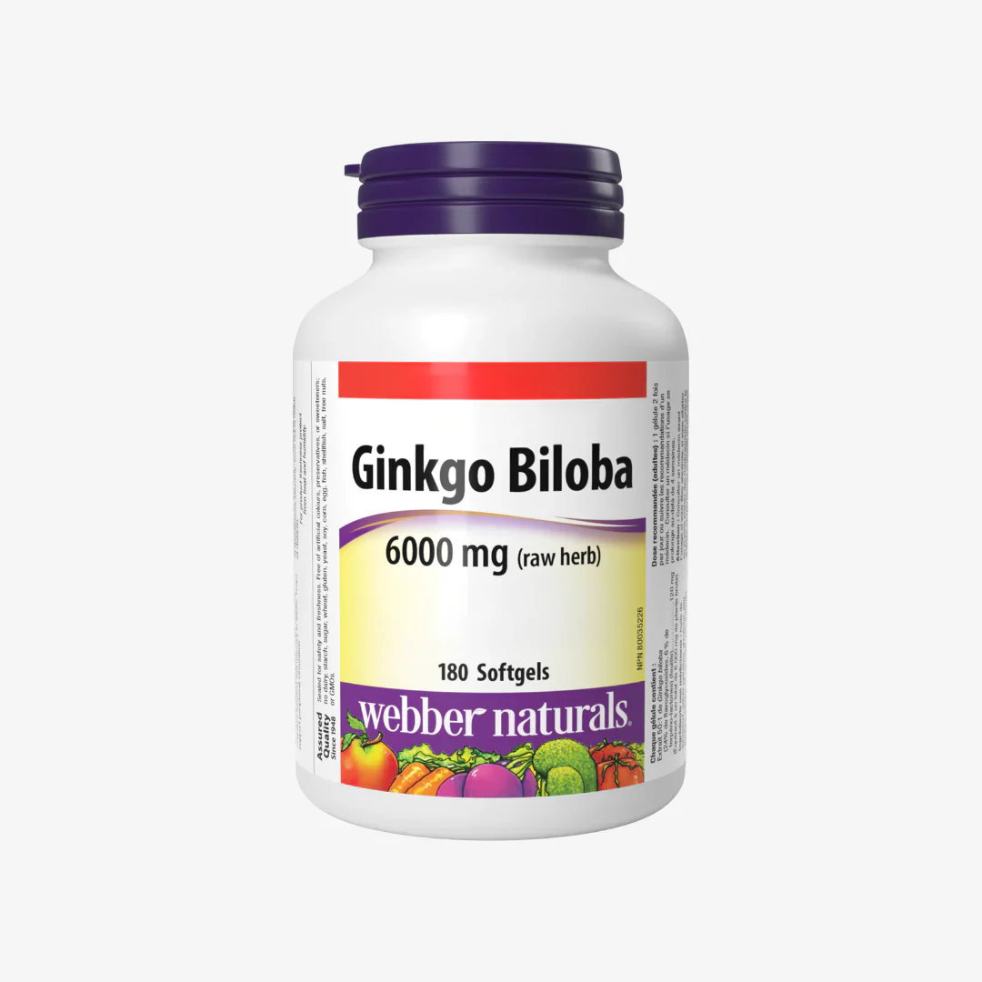 Extra Strength Ginkgo Biloba 6000 mg (raw herb)