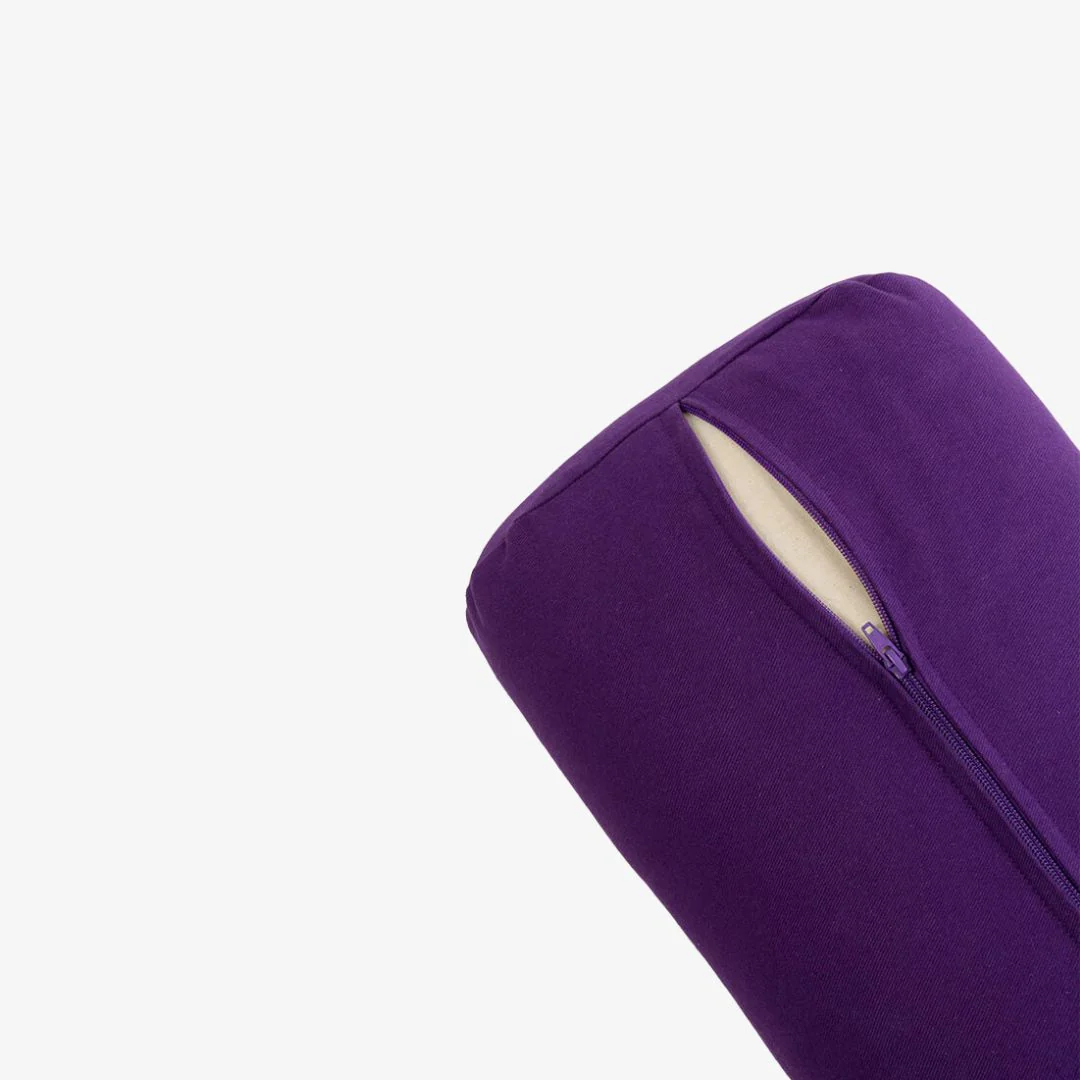 European Rectangular Lightweight Bolster - Purple - Image 2
